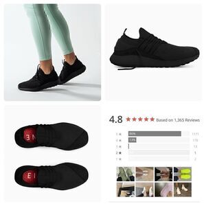 New! Lane Eight Women’s Trainer AD 2 W Carbon Black 8.5